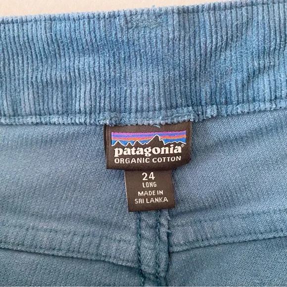 Women’s Patagonia Teal Corduroyed Straight Leg Pants. Size 24 (00) - Picture 7 of 12